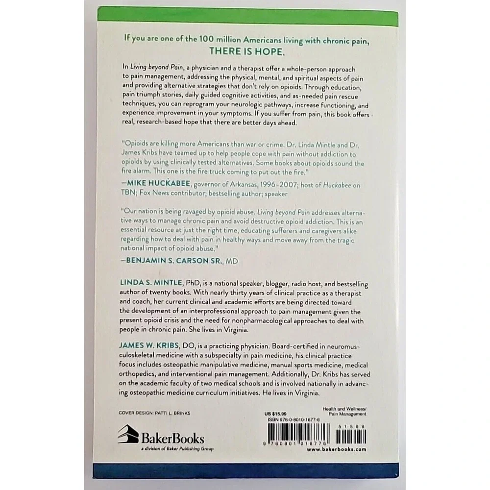 Living Beyond Pain : A Holistic Approach (Trade Paperback, Like New)